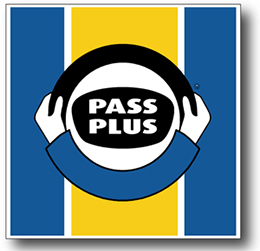 Pass Plus Emblem - Yellow and Blue